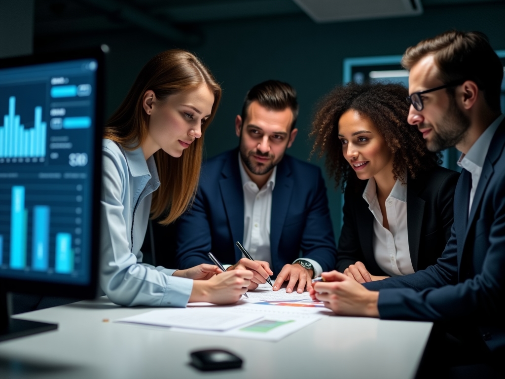 Equipo de especialistas financieros